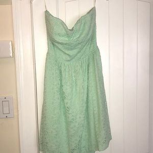 Mint mini dress